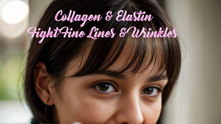 collagen and elastin for wrinkle resistance